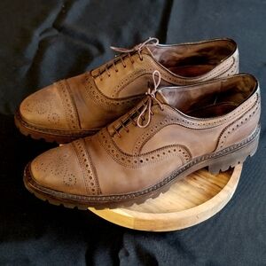 Allen Edmonds Strandmok Cap-toe Oxford with Vibram soles (video link)